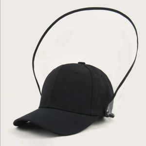 Baseball cap with detachable face shield